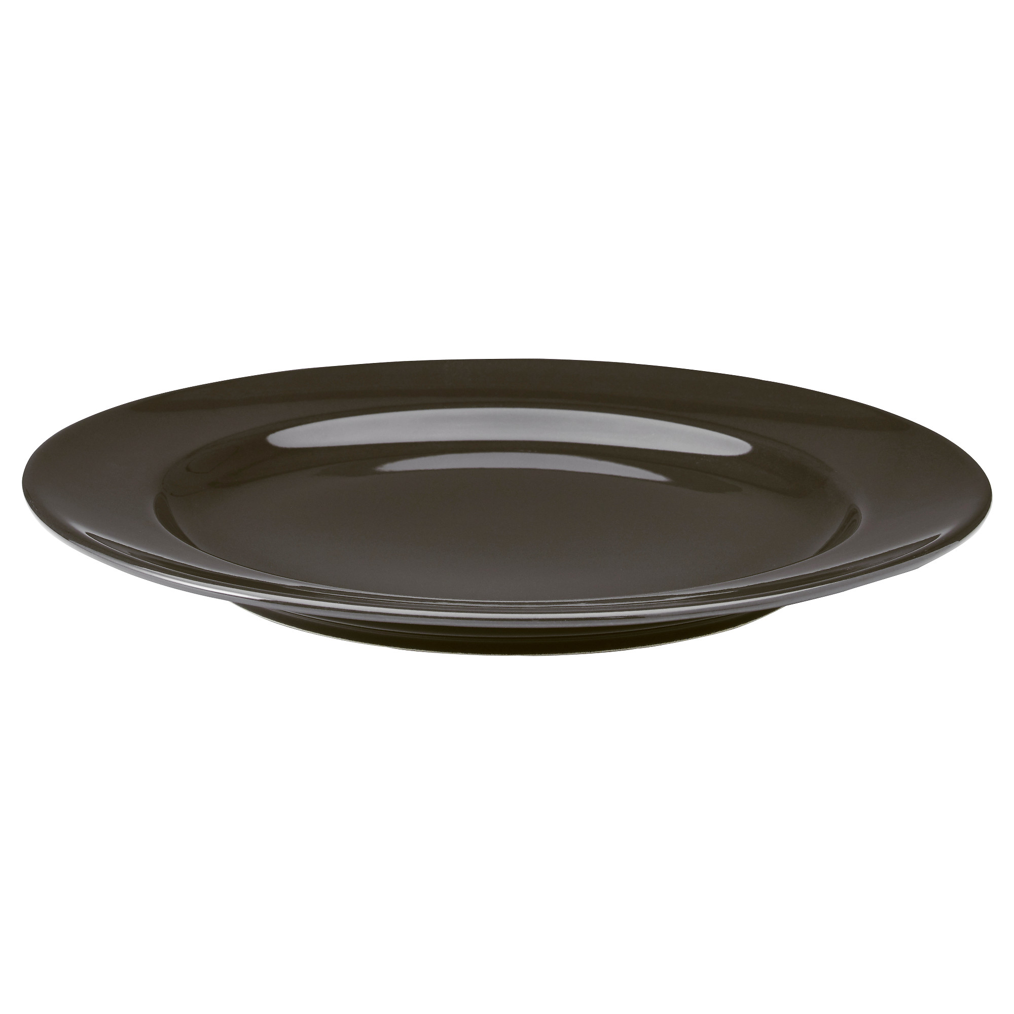 VARDAGEN Plate, dark grey, 26 cm IKEA