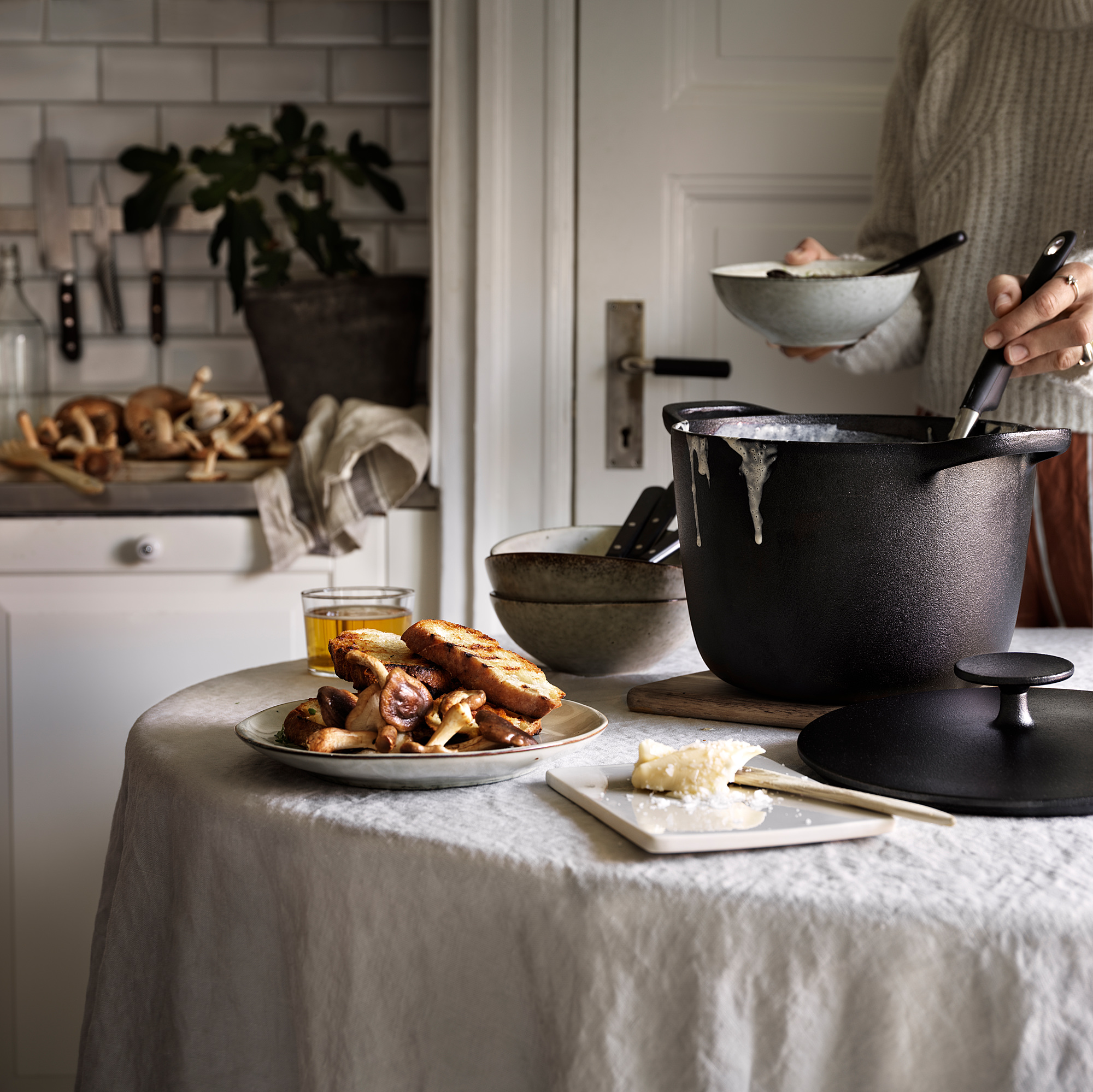 VARDAGEN Pot with lid cast iron IKEA