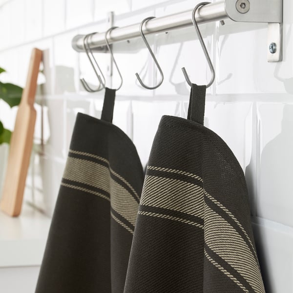 VARDAGEN black, Tea towel IKEA
