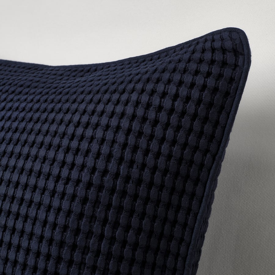 VÅRELD Cushion cover, blackblue, 50x50 cm IKEA