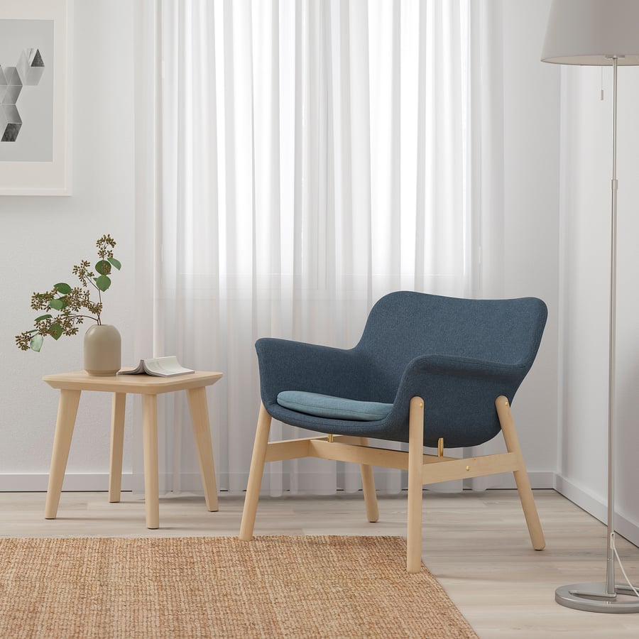 VEDBO Gunnared blue, Armchair IKEA