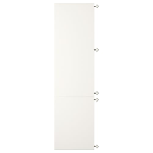 VEDDINGE door, white, fiberboard, rectangular, minimalistic design.