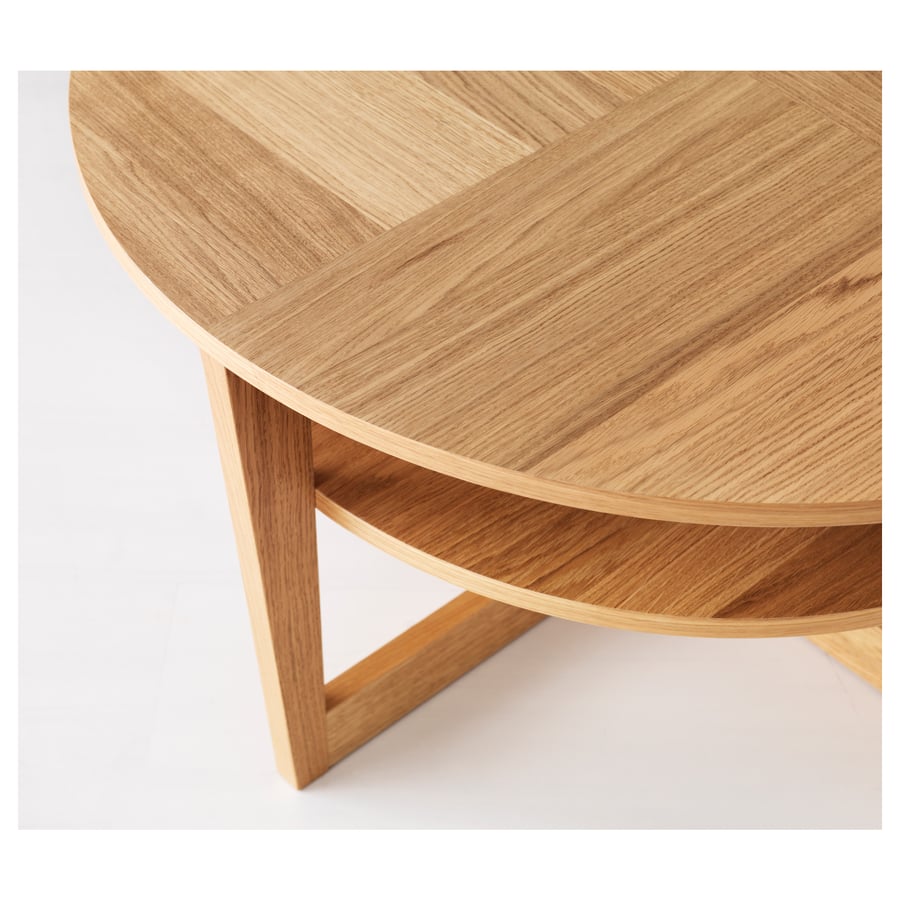 VEJMON oak veneer, Coffee table, 90 cm IKEA