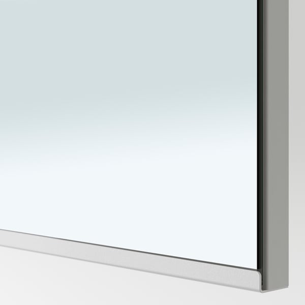 VIKEDAL Door with hinges, mirror glass, 50x229 cm IKEA
