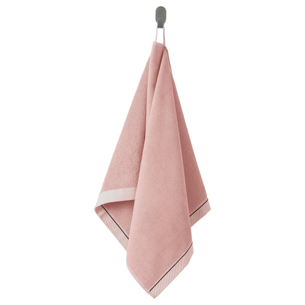 VIKFJÄRD Hand towel, light pink, 50x100 cm IKEA