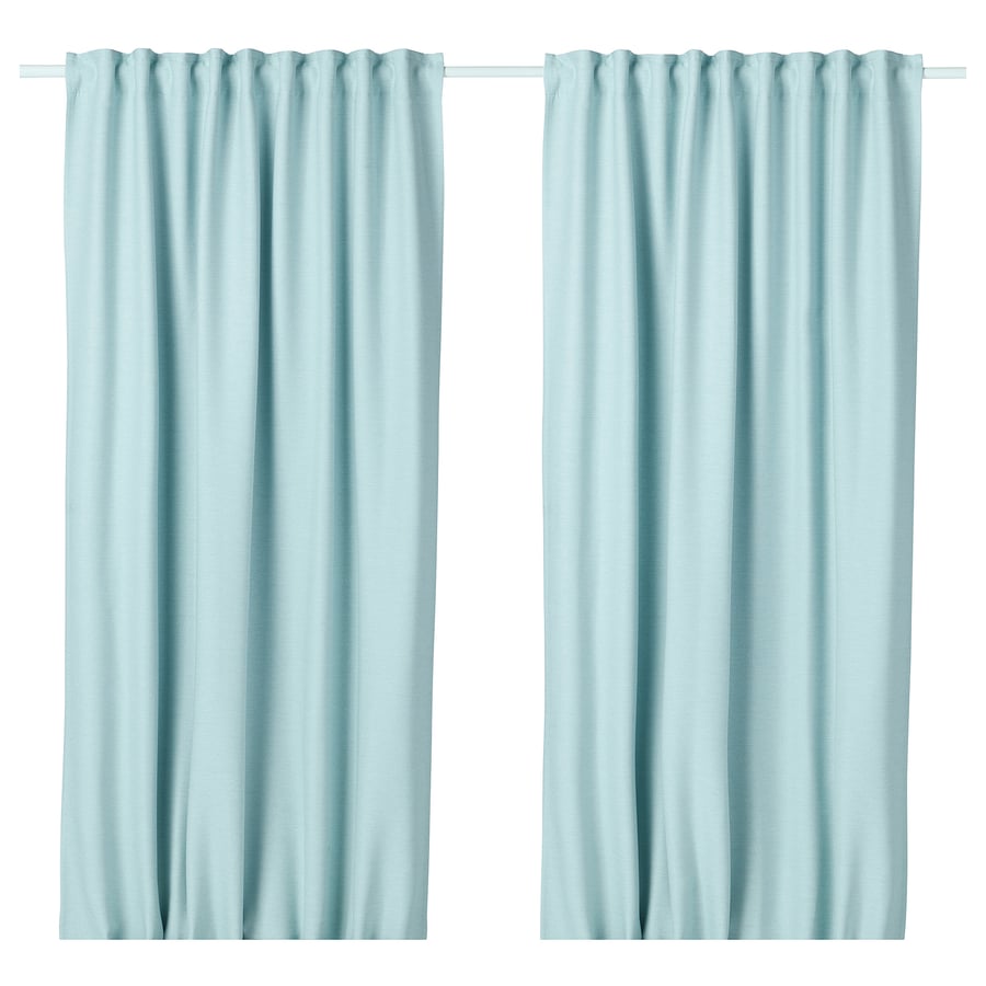 Turquoise Curtains For Living Room & Bedroom IKEA