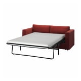 VIMLE 2-seat sofa-bed, Djuparp red-brown
