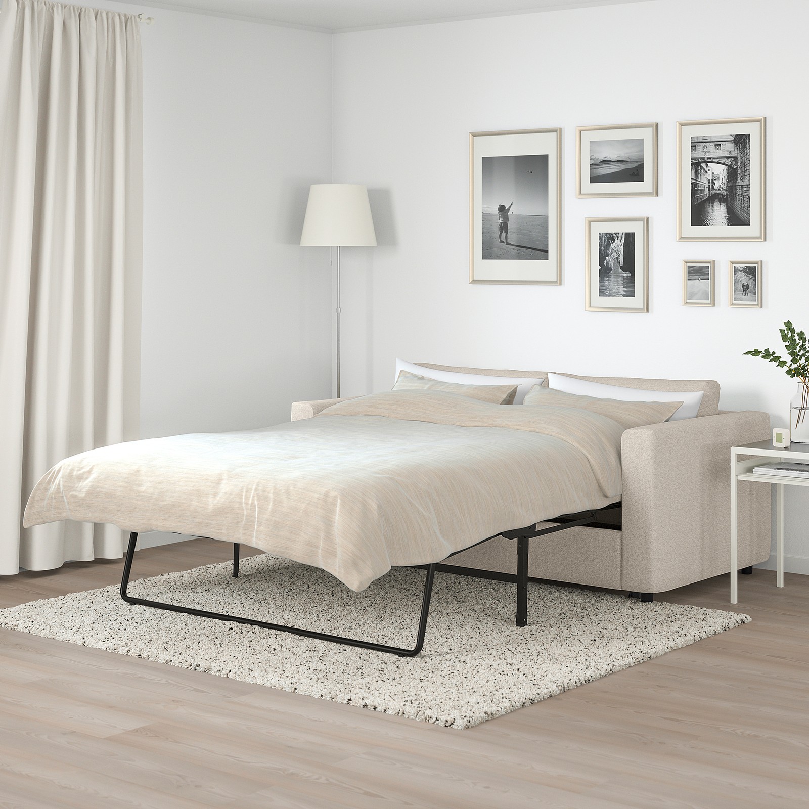 VIMLE Gunnared beige, 2seat sofabed IKEA