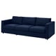 VIMLE 3-seat sofa-bed, Djuparp dark blue