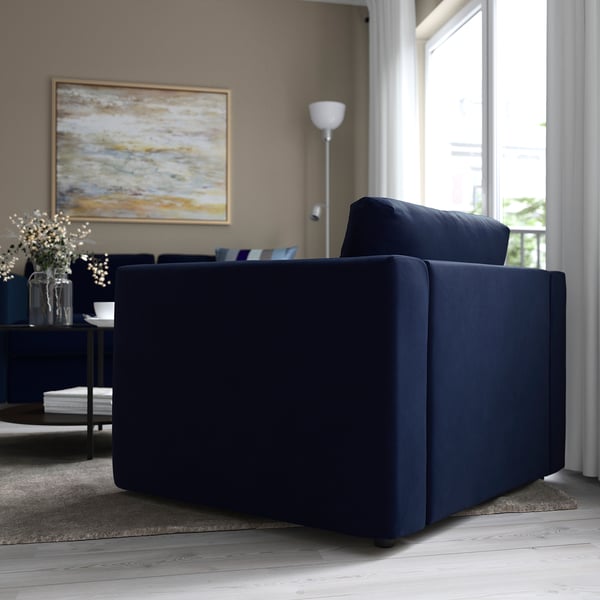 VIMLE Armchair, Djuparp dark blue