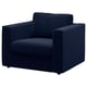 VIMLE Armchair, Djuparp dark blue