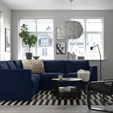 VIMLE Corner sofa, 4-seat, Djuparp dark blue