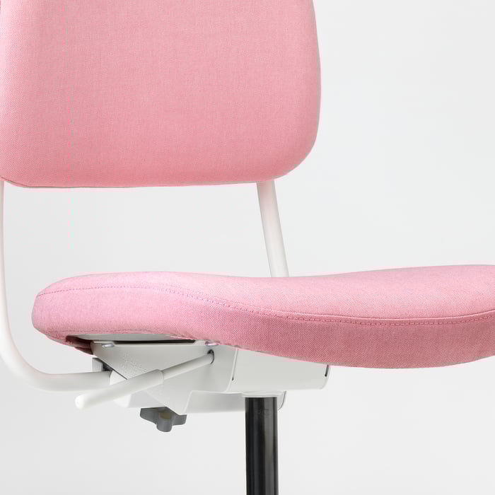 VIMUND Children's desk chair, Vissle pink IKEA