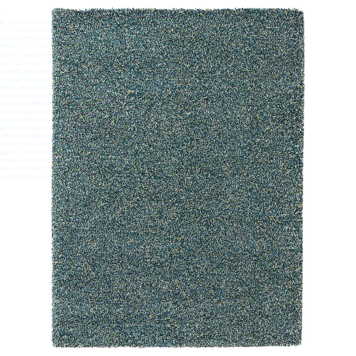 VINDUM Rug, high pile, bluegreen, 170x230 cm IKEA