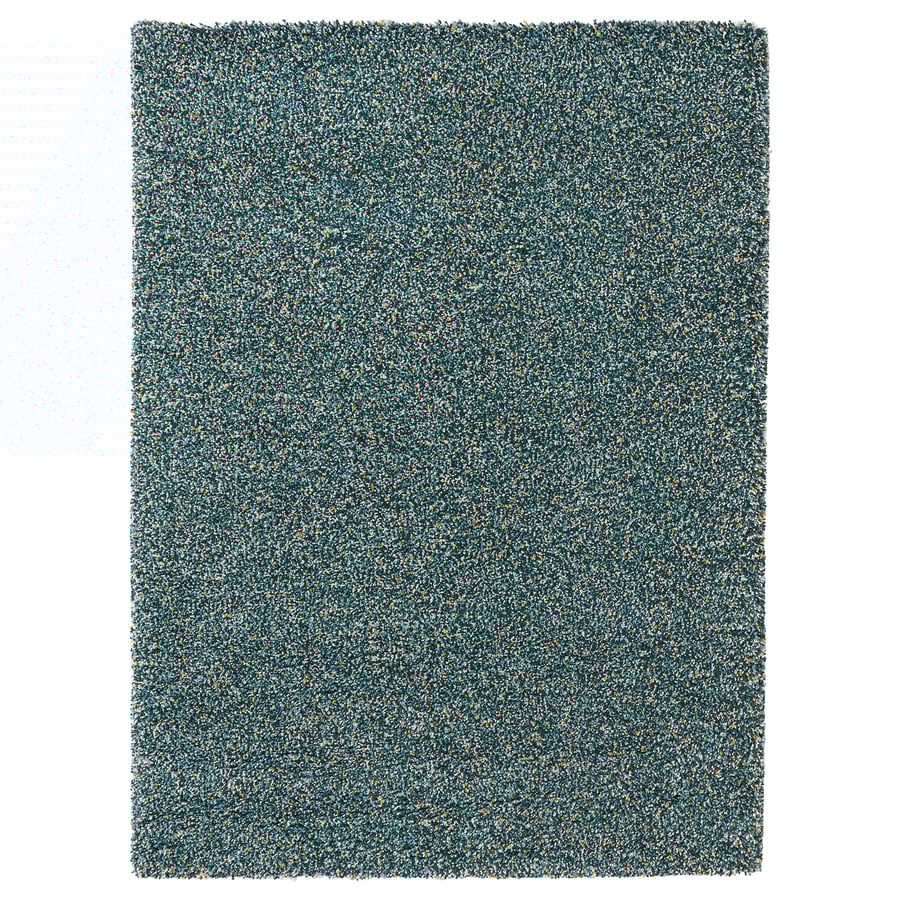 VINDUM Rug, high pile, bluegreen, 170x230 cm IKEA
