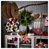 VINTERFINT Artificial flower, in/outdoor Amaryllis/red white, 60 cm