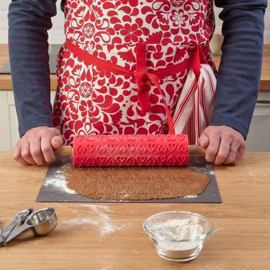 VINTERFINT Cover for rolling pin, red IKEA