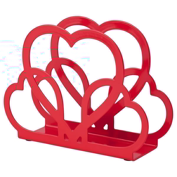 VINTERFINT Napkin holder, heartshaped red IKEA