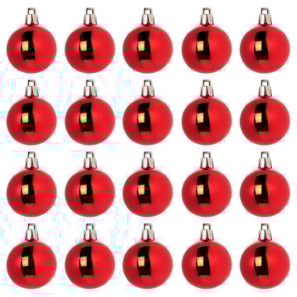 VINTERFINT Tree ornament, bauble red, 4 cm