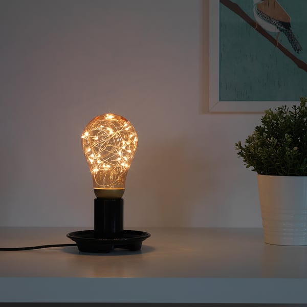VINTERLJUS LED bulb E27 20 lumen goldcolour IKEA