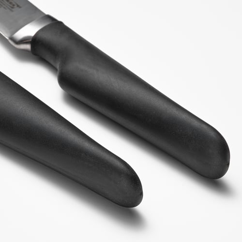 VÖRDA black, Carving fork and carving knife IKEA