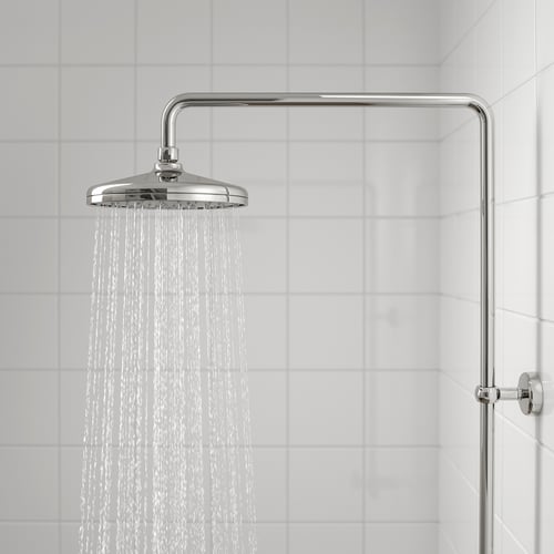 VOXNAN shower set with thermostatic mixer, chromeplated IKEA