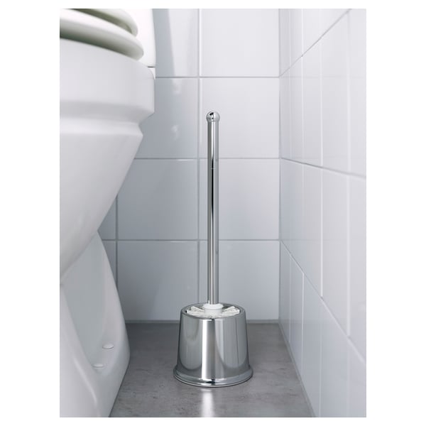 VOXNAN Toilet brush chrome effect IKEA