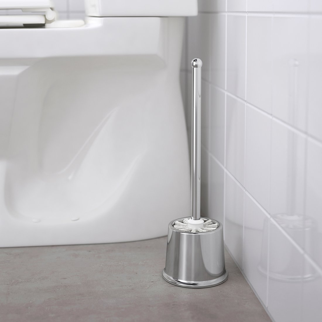 VOXNAN Toilet brush chrome effect IKEA