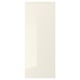 VOXTORP Door, high-gloss light beige, 40x100 cm