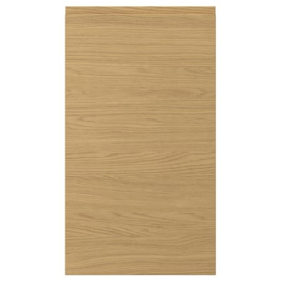 VOXTORP Front for dishwasher, oak effect, 45x80 cm
