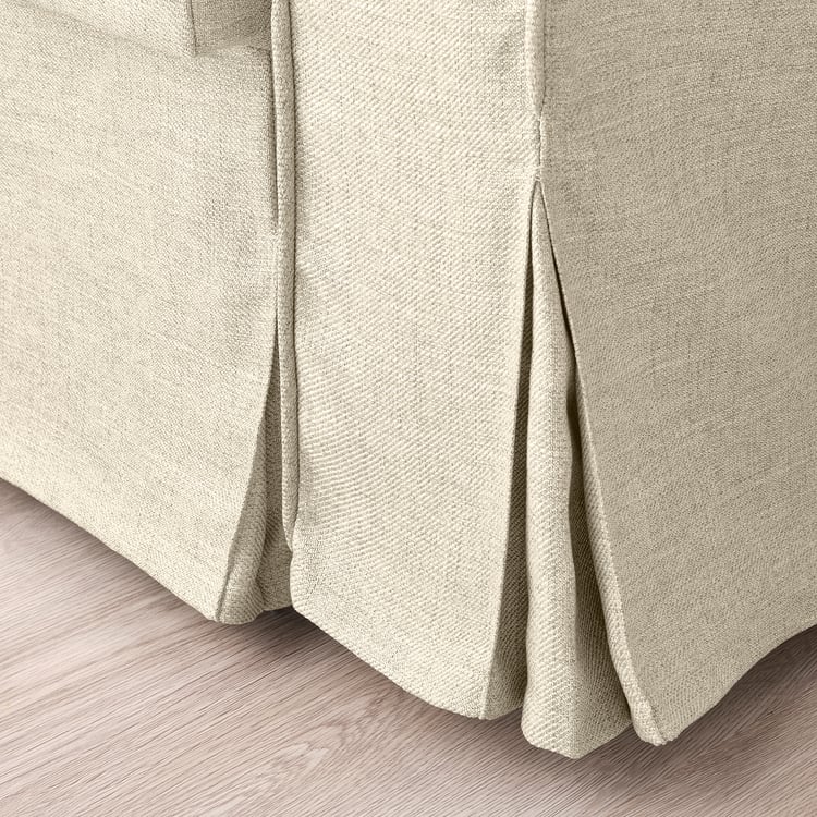 VRETSTORP 3 seater sofa bed, Kilanda light beige IKEA