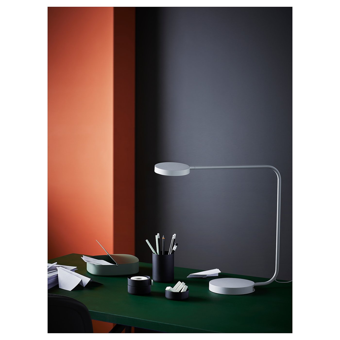 YPPERLIG light grey, LED table lamp IKEA