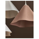 ZEBRASÄV Pendant lamp, brown/paper, 35 cm