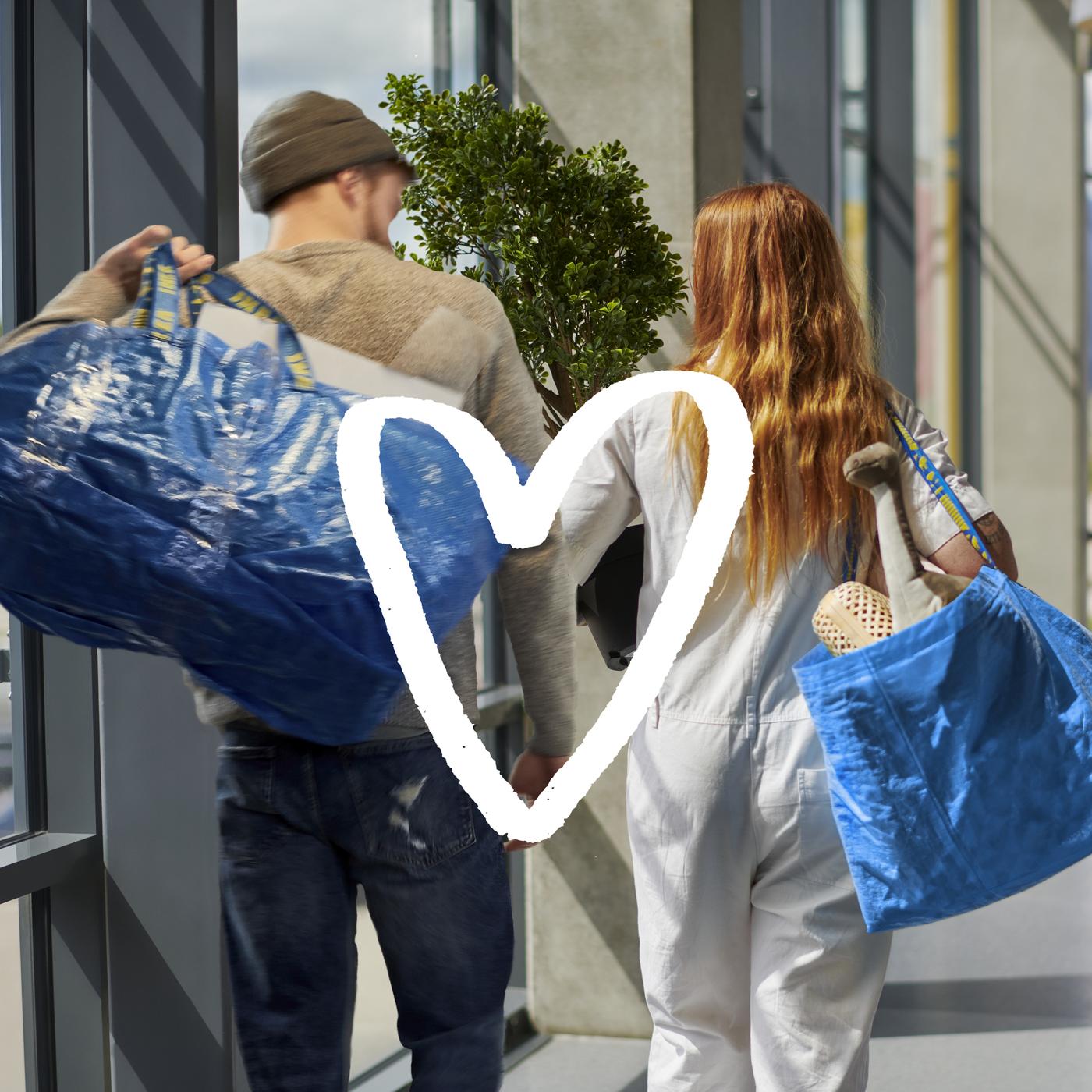 Vyhrajte plnou modrou tašku IKEA