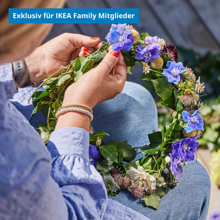 Dein Midsommar-Blumenkranz