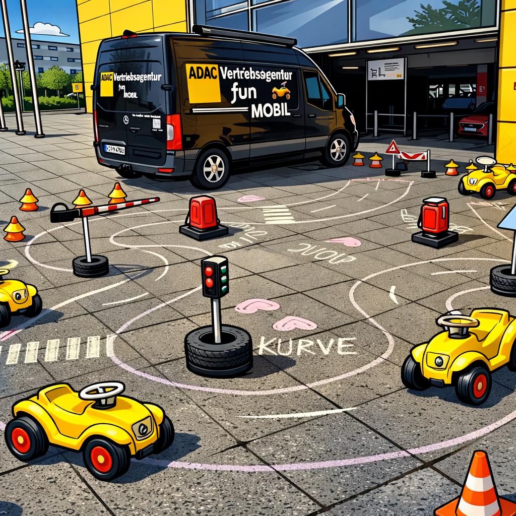 ADAC Bobbycar-Parkour für die IKEA Family