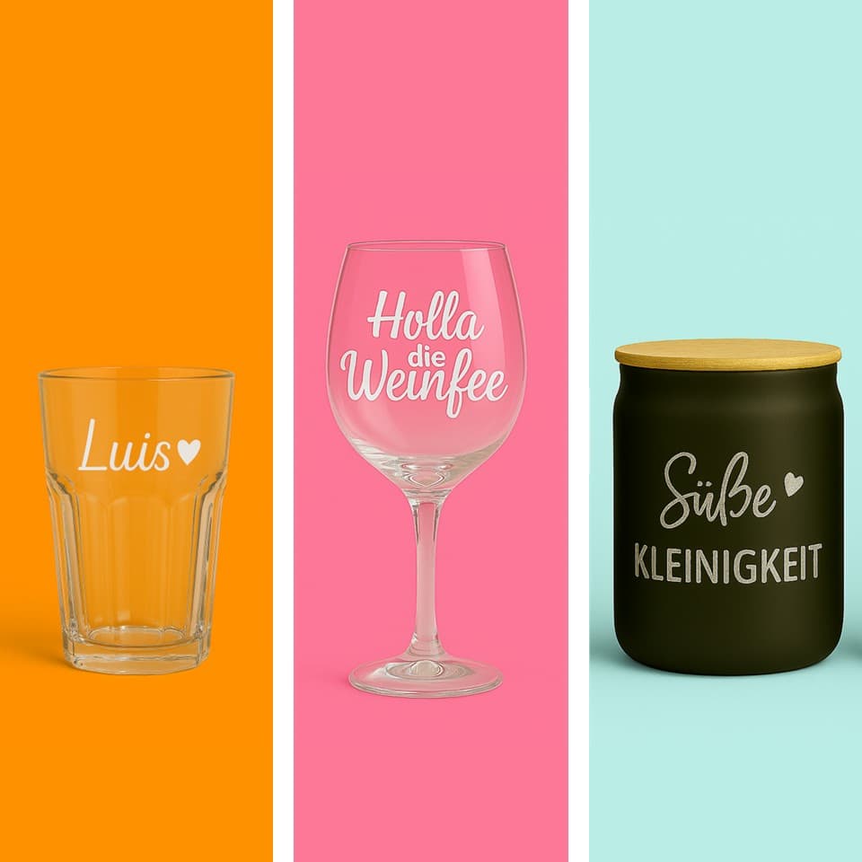 Professionelle Lasergravur - perfekte Geschenkidee