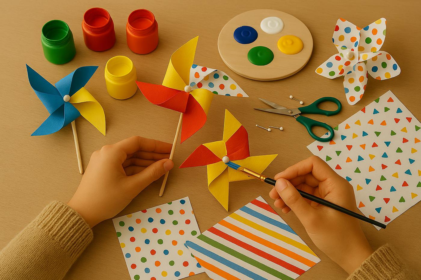 IKEA FAMILY DIY: Bunte Windräder gestalten