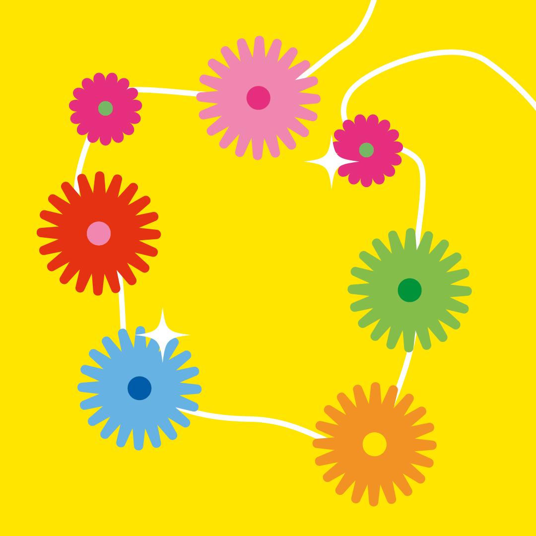 Midsommar - Bastel deine Papierblumengirlande