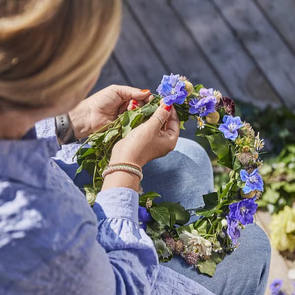 Dein Midsommar Blumenkranz