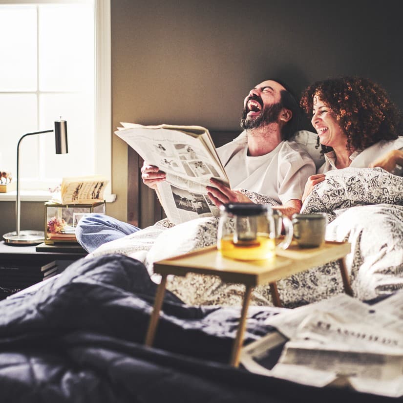 Frühstück im Bett mit deinem Lieblingsmenschen