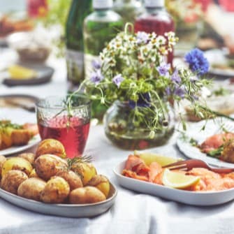 Midsummer buffet