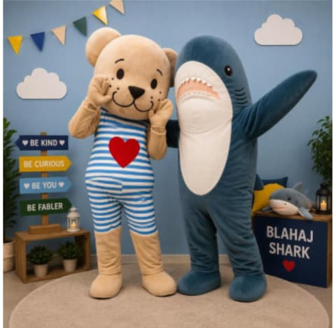 FABLER Bear and BLAHAJ shark!