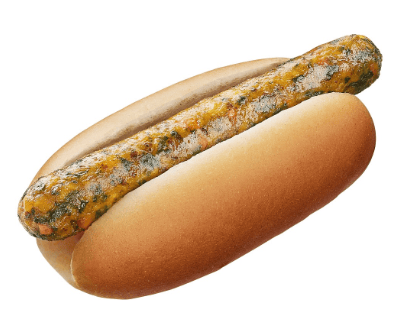 Veggie hot dog 60p