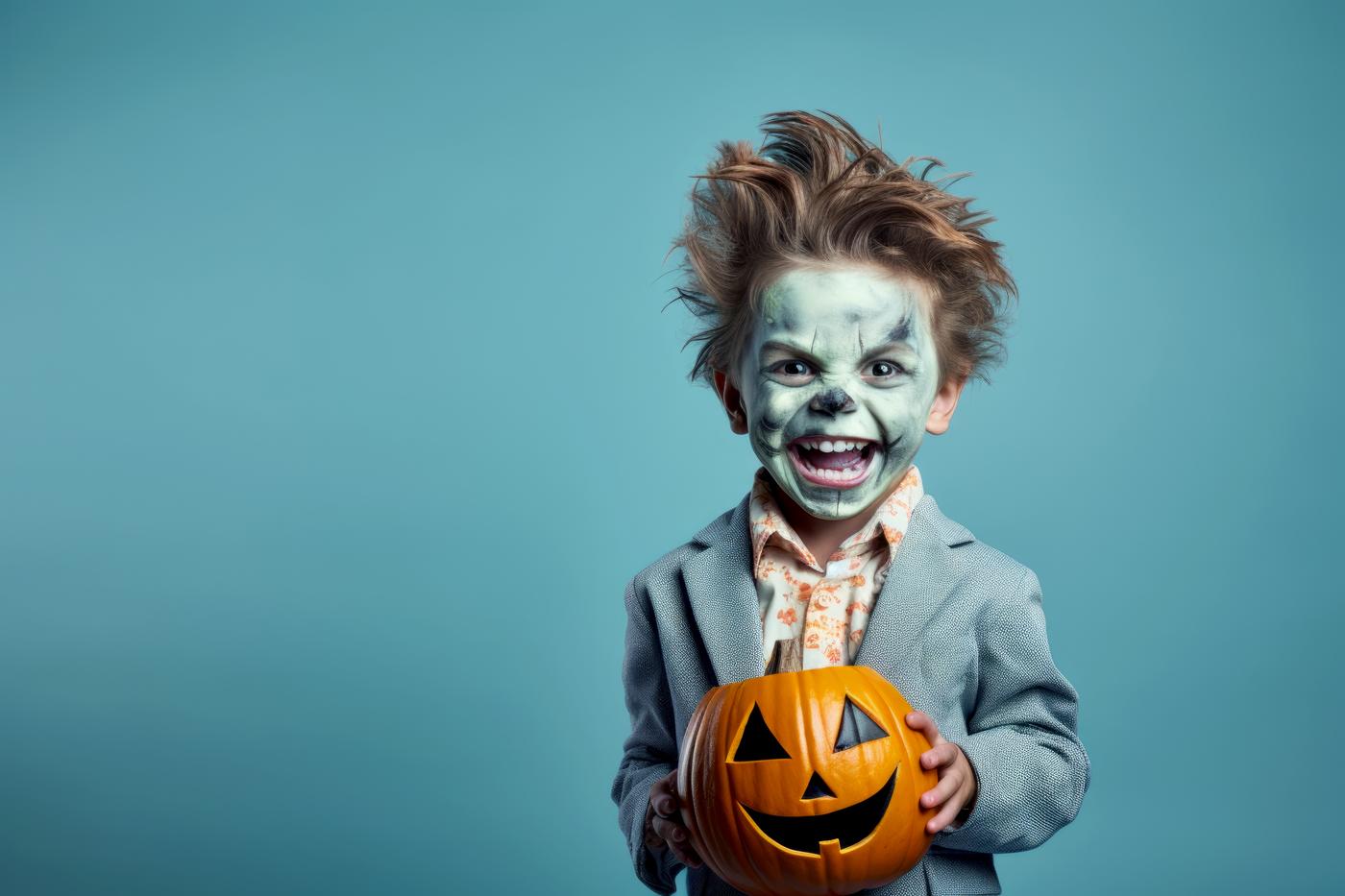 Free Halloween Face Painting for Family Members