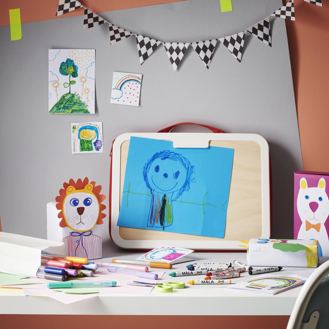 Easter drawing, colouring and puzzling