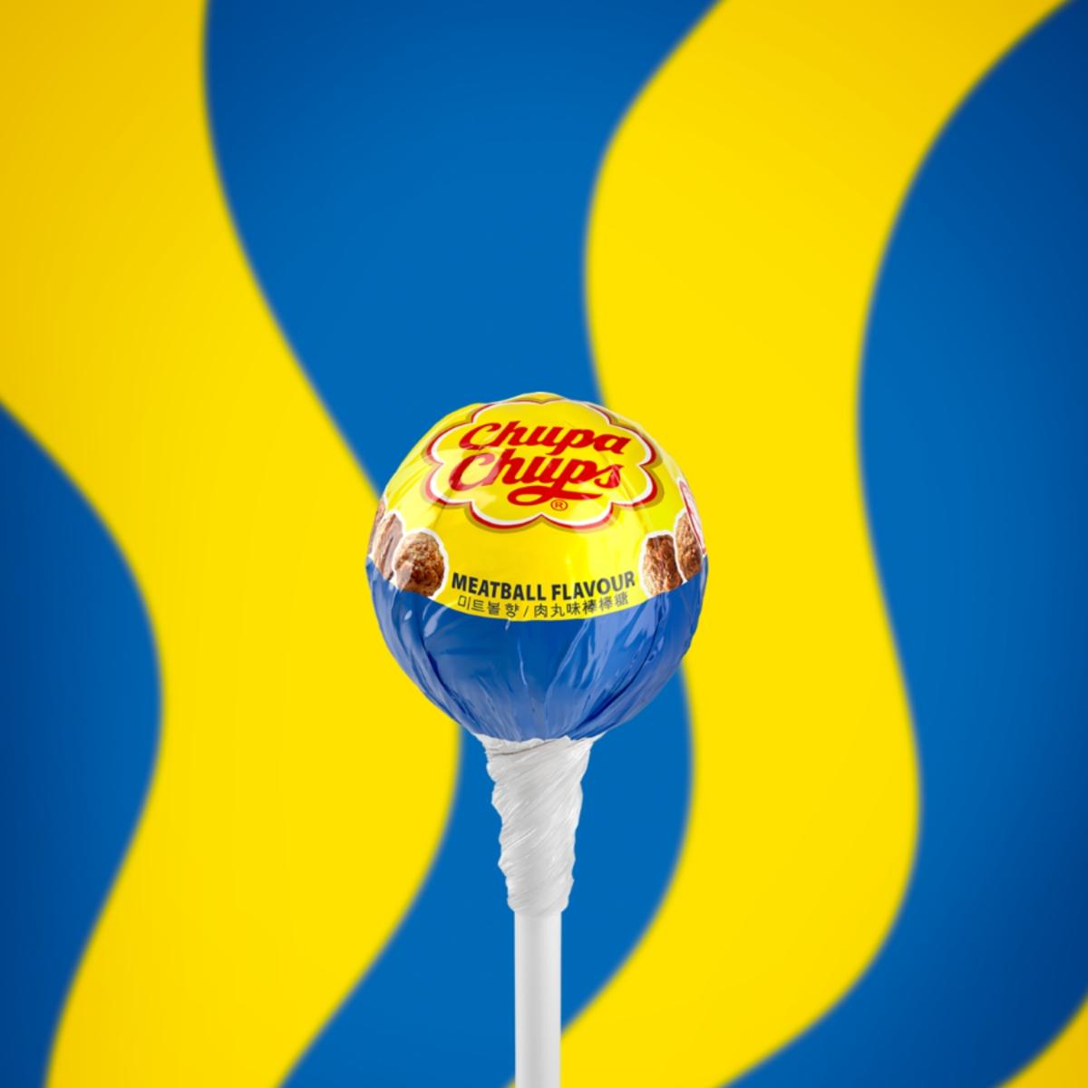The IKEA x Chupa Chups lollipop