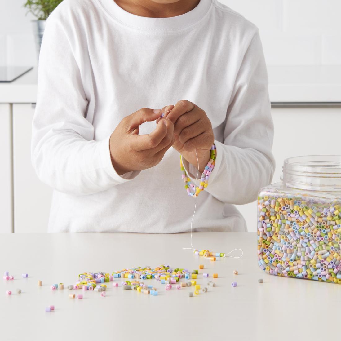 Create your own beaded keyring!