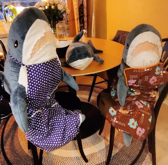 Santa Jaws with BLÅHAJ