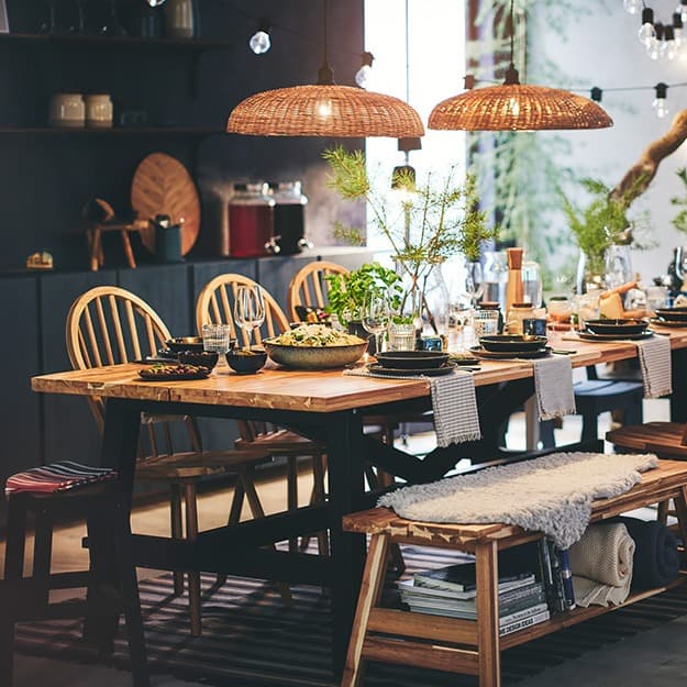 IKEA Long Table.Endless stories.A meal to remember